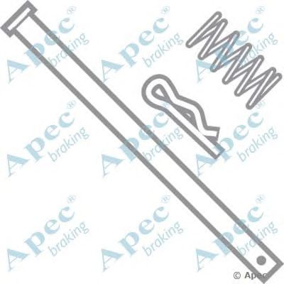 APEC BRAKING kit261 -  Комплектующие, тормозные колодки